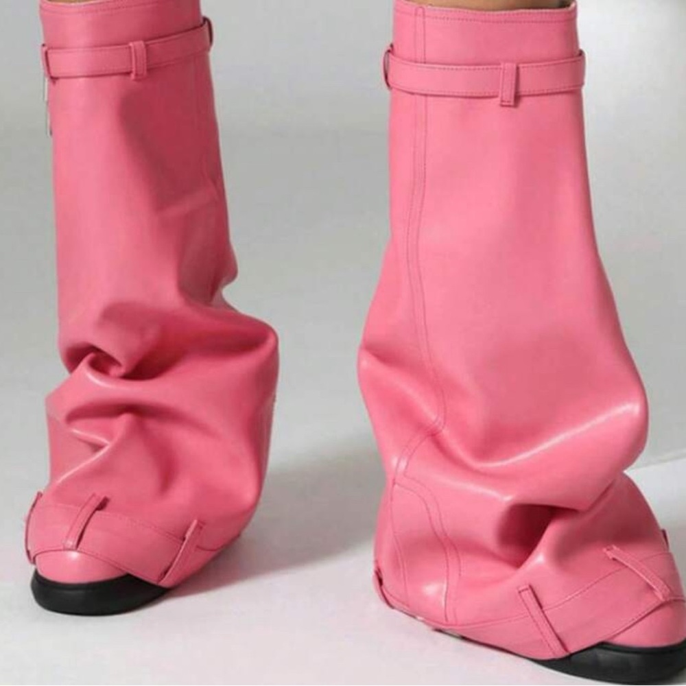 Women's Pink Designer Boots
